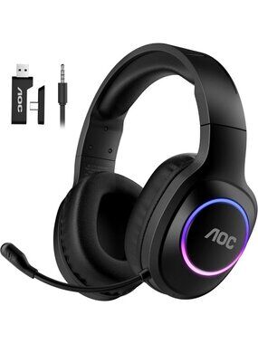 Wireless Gaming Headset for PS5, PS4, Nintendo Switch & PC - Immersive Sound